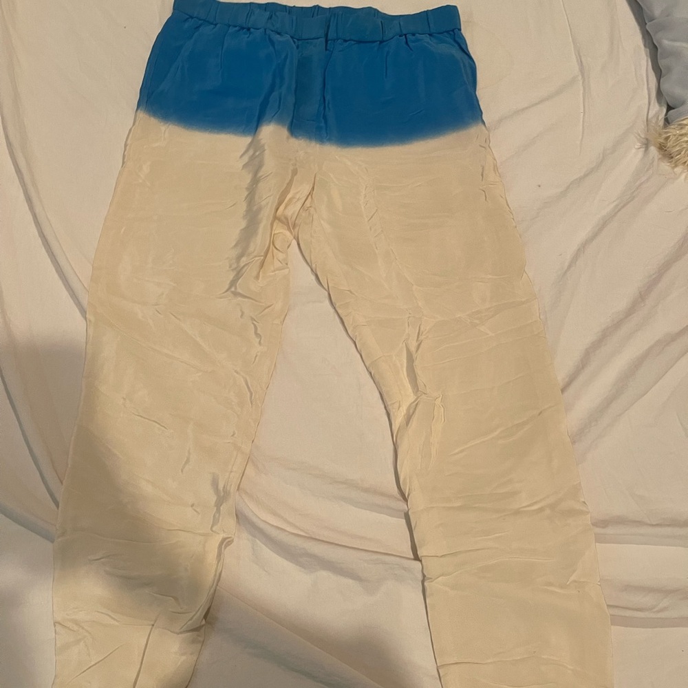 Tibi silk ombré pants 6
